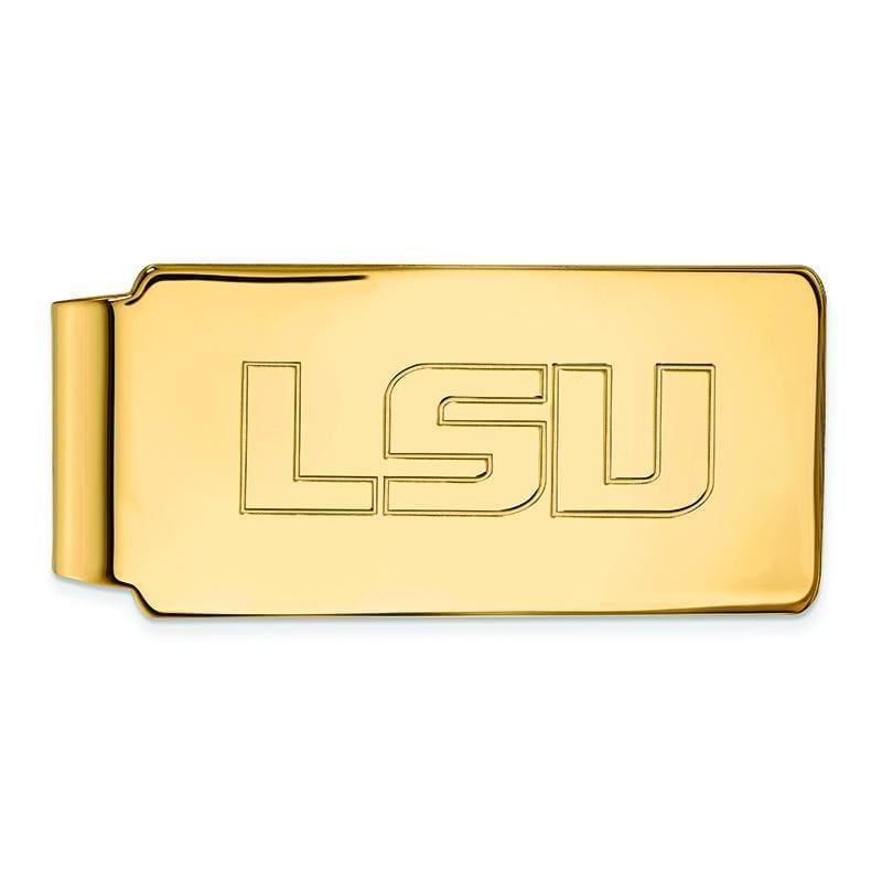14ky LogoArt Louisiana State University Money Clip - Seattle Gold Grillz
