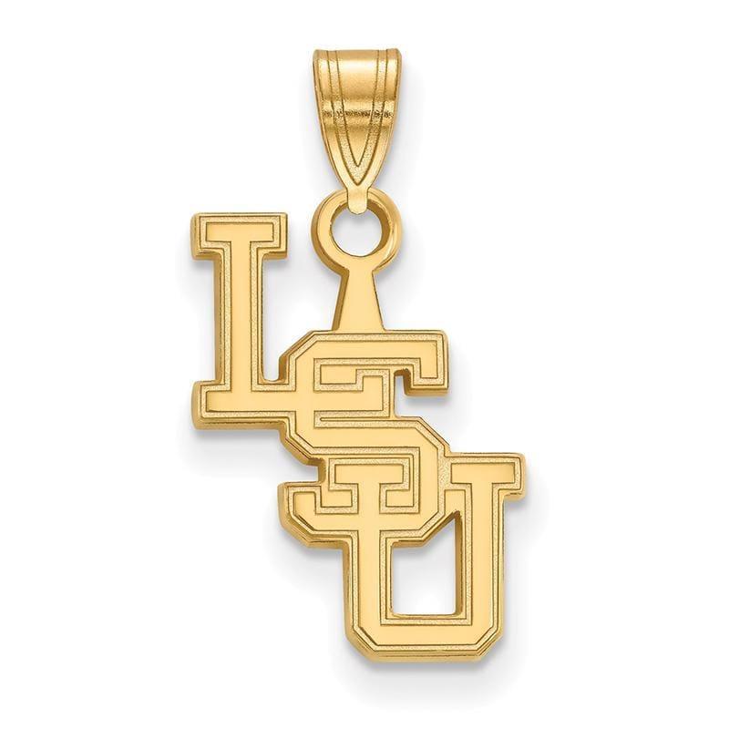 14ky LogoArt Louisiana State University Small Pendant - Seattle Gold Grillz