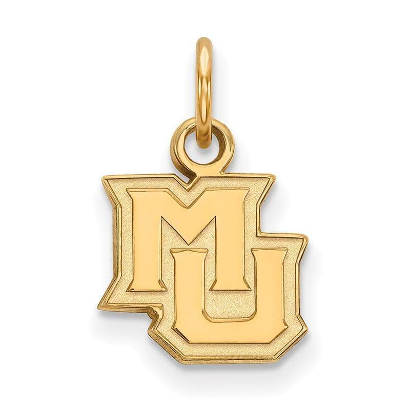 14ky LogoArt Marquette University XS Pendant - Seattle Gold Grillz