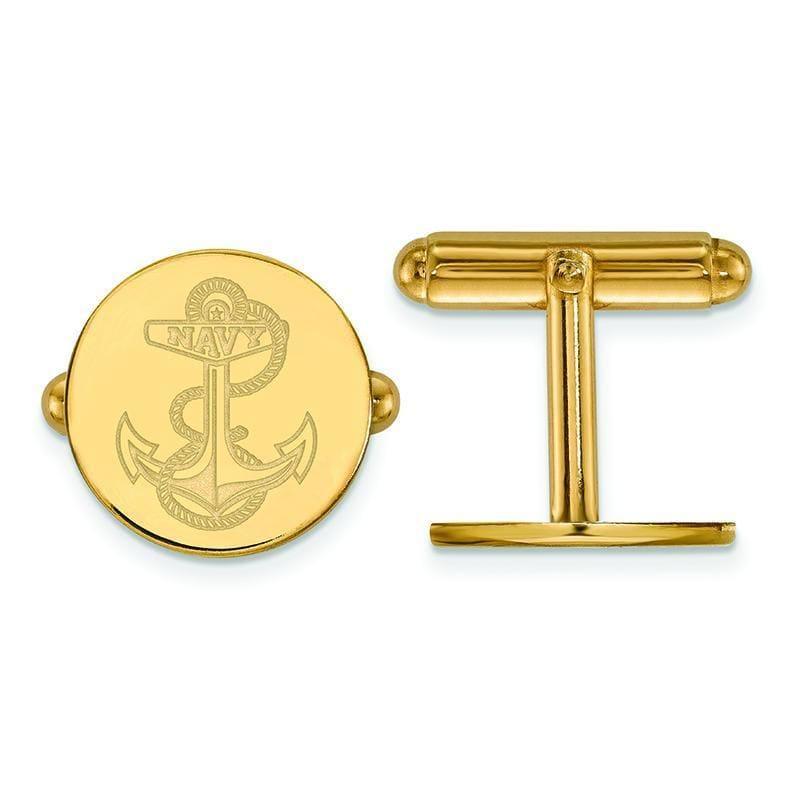 14ky LogoArt Navy Cuff Link - Seattle Gold Grillz