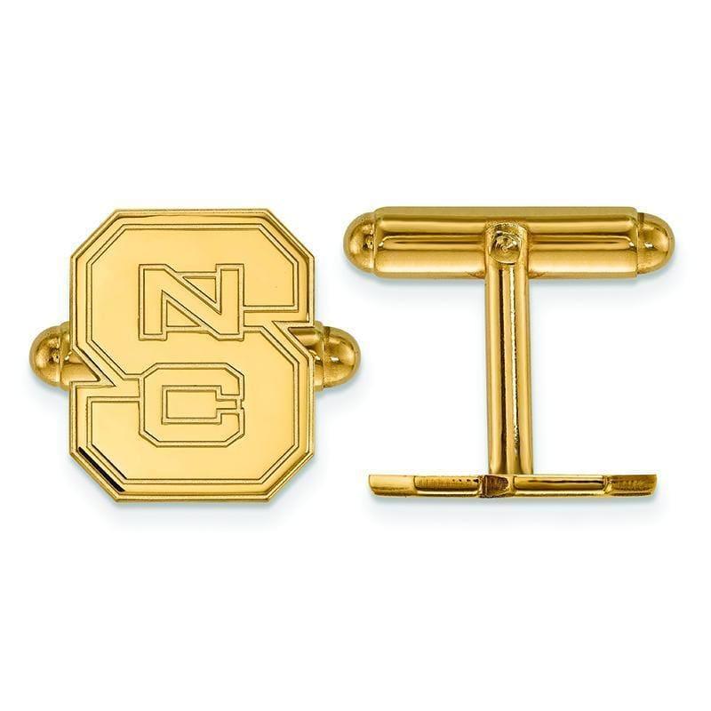 14ky LogoArt North Carolina State University Cuff Link - Seattle Gold Grillz