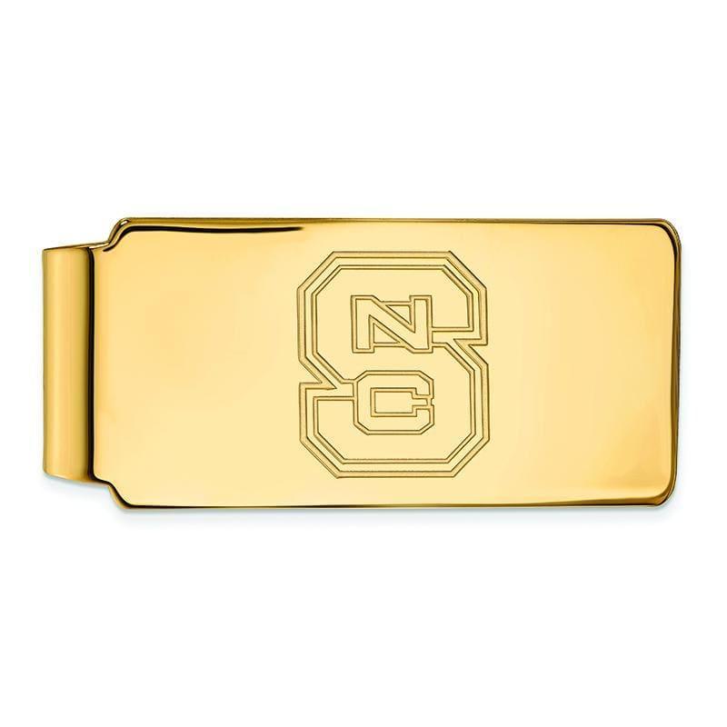 14ky LogoArt North Carolina State University Money Clip - Seattle Gold Grillz
