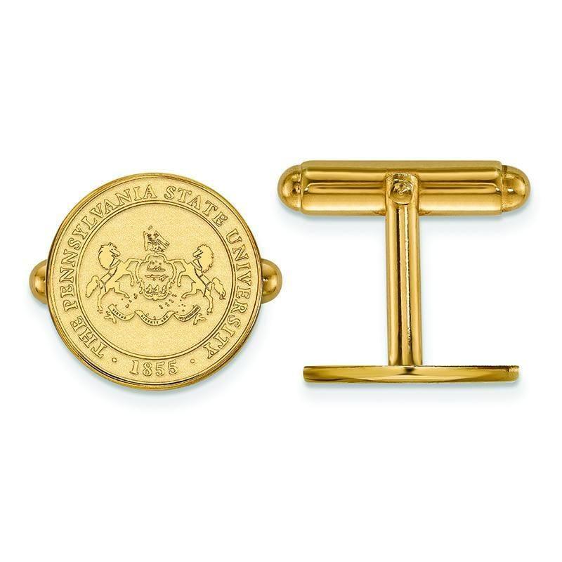 14ky LogoArt Penn State University Crest Cuff Link - Seattle Gold Grillz