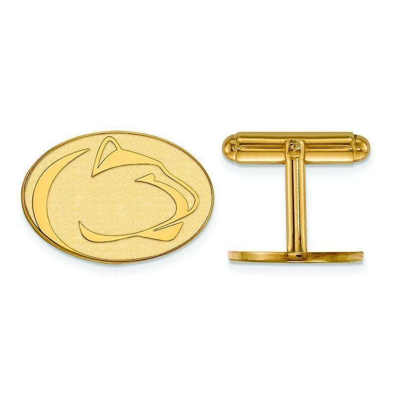 14ky LogoArt Penn State University Cuff Link - Seattle Gold Grillz