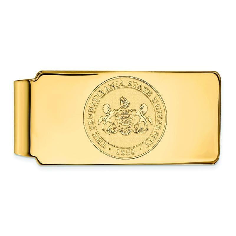 14ky LogoArt Penn State University Money Clip Crest - Seattle Gold Grillz