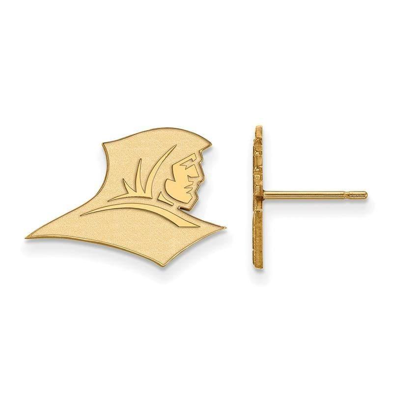 14ky LogoArt Providence College Small Post Earrings - Seattle Gold Grillz