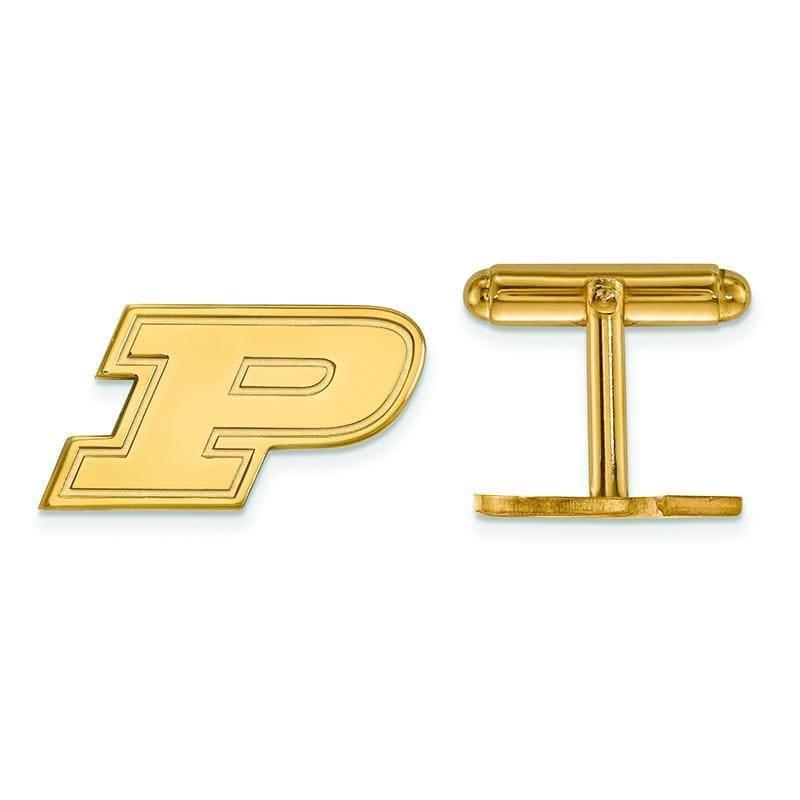 14ky LogoArt Purdue Cuff Link - Seattle Gold Grillz