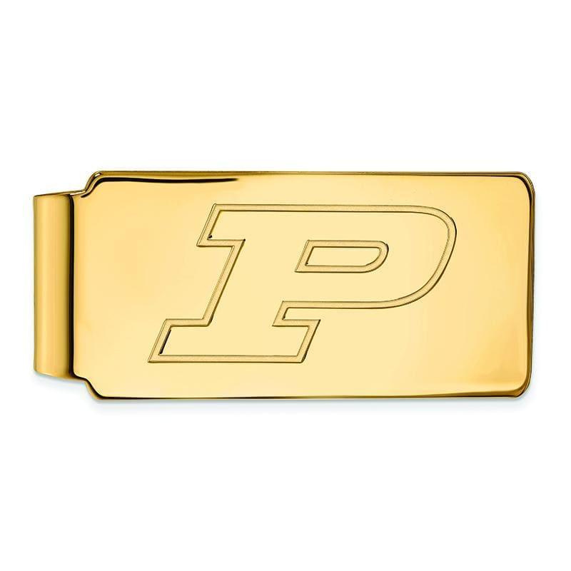 14ky LogoArt Purdue Money Clip - Seattle Gold Grillz