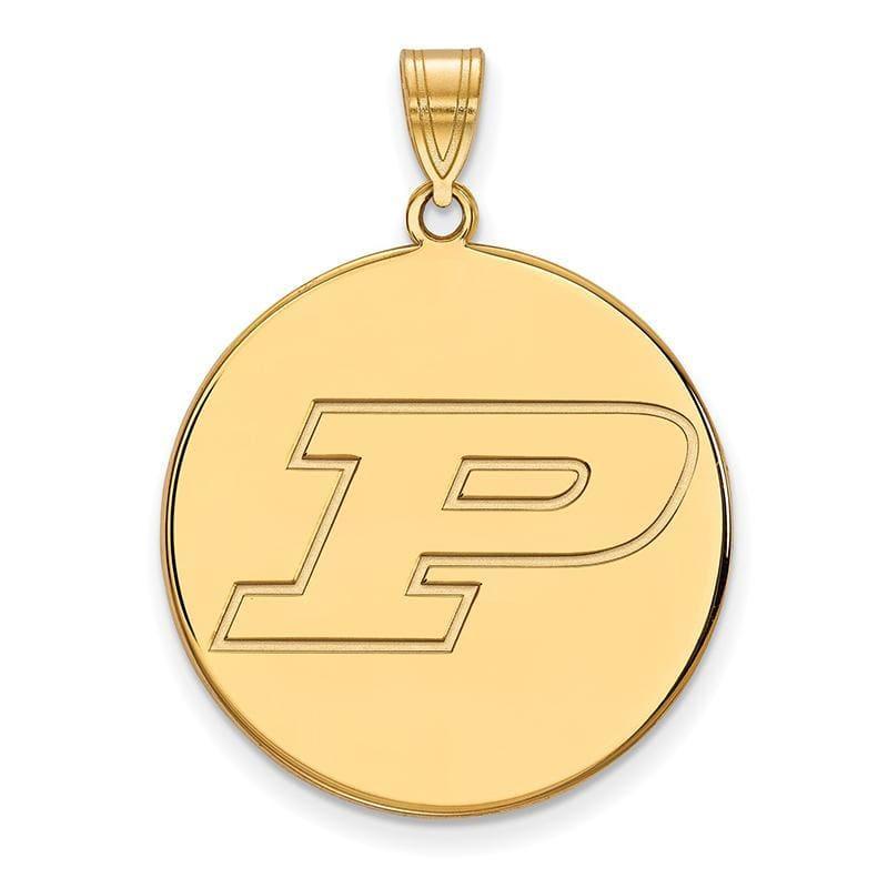 14ky LogoArt Purdue XL Disc Pendant - Seattle Gold Grillz