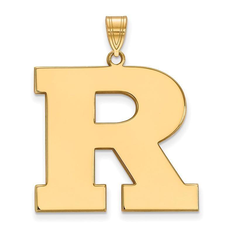 14ky LogoArt Rutgers XL Pendant - Seattle Gold Grillz