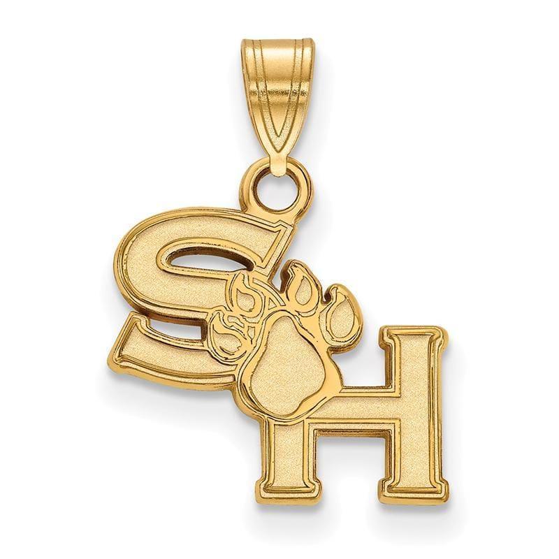 14ky LogoArt Sam Houston State University Small Pendant - Seattle Gold Grillz