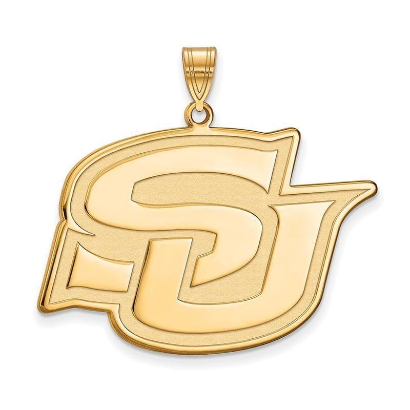 14ky LogoArt Southern University XL Pendant - Seattle Gold Grillz