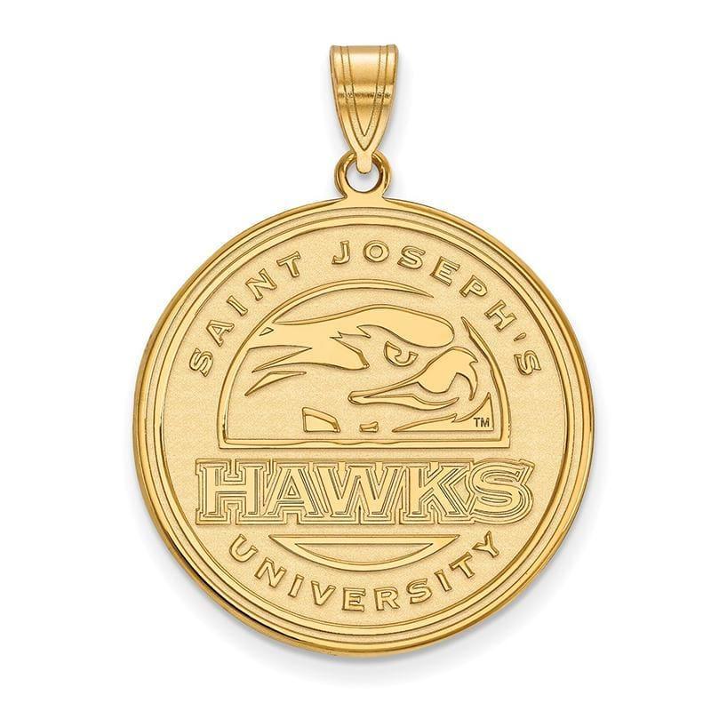 14ky LogoArt St Joseph'S University XL Pendant - Seattle Gold Grillz