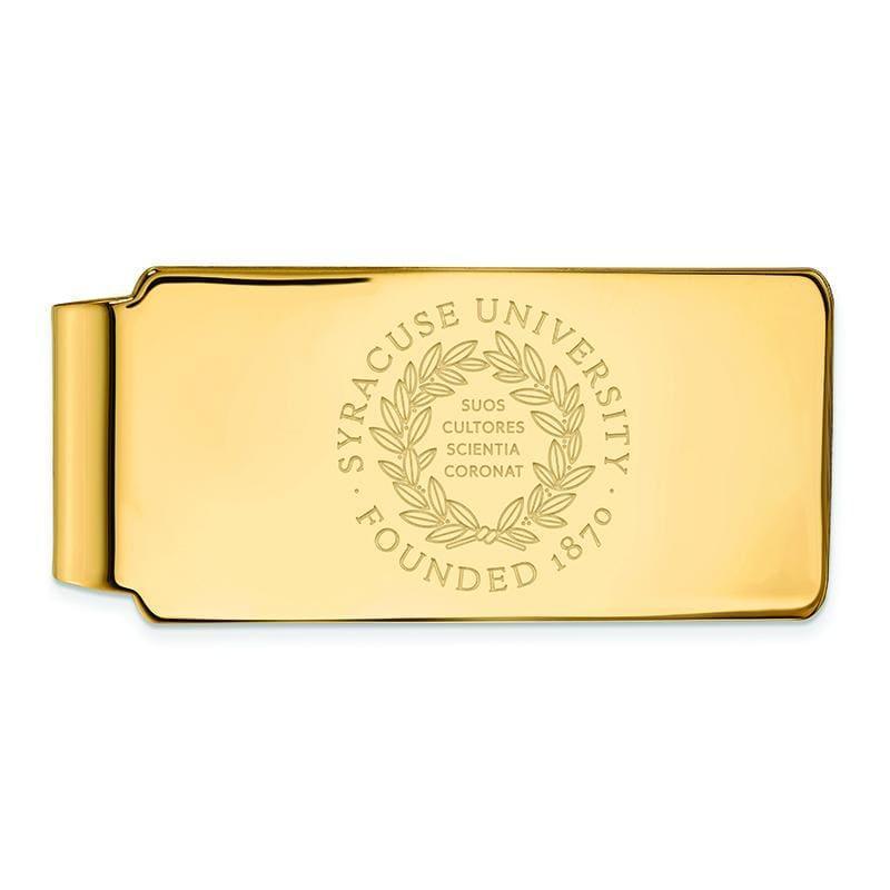 14ky LogoArt Syracuse University Money Clip Crest - Seattle Gold Grillz