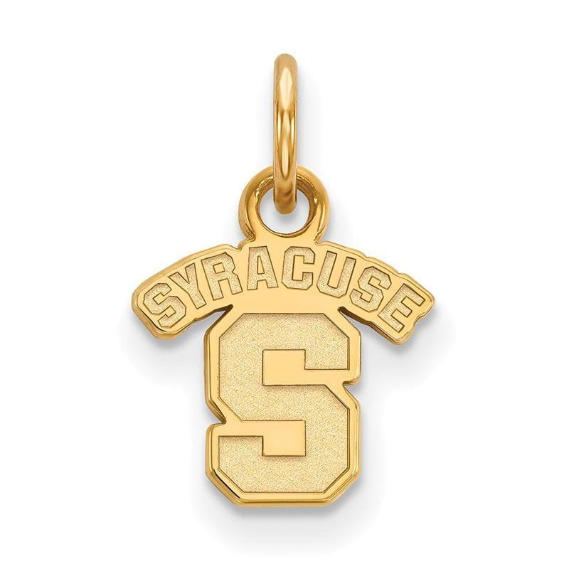 14ky LogoArt Syracuse University XS Pendant - Seattle Gold Grillz