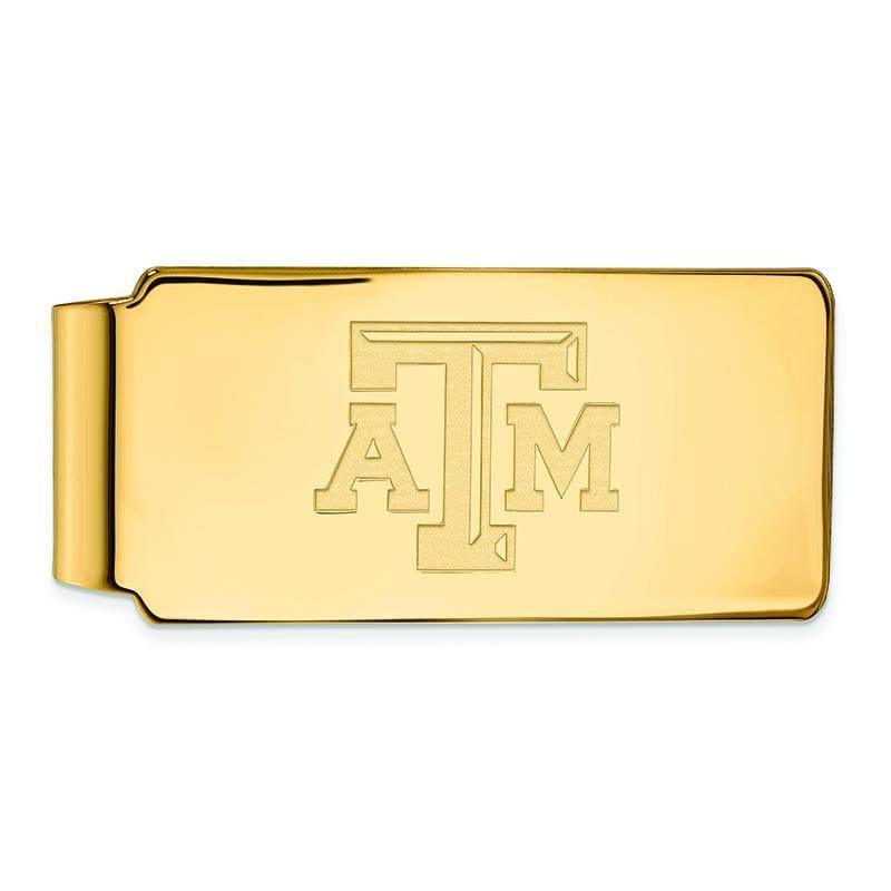 14ky LogoArt Texas A&M University Money Clip - Seattle Gold Grillz