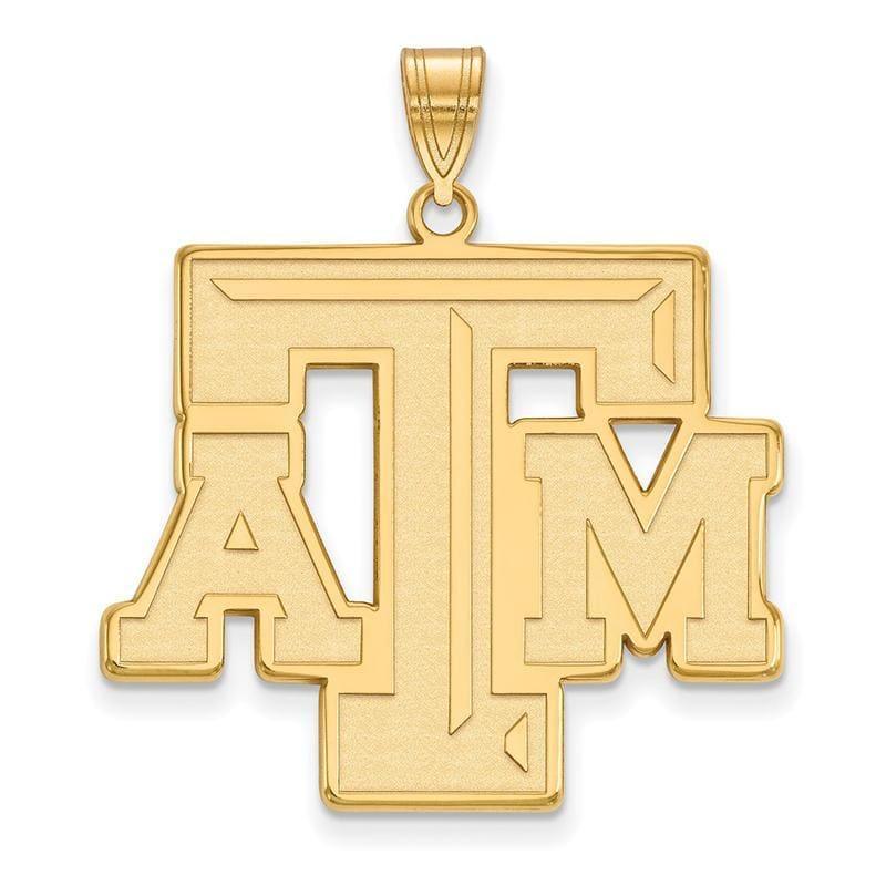 14ky LogoArt Texas A&M University XL Pendant - Seattle Gold Grillz