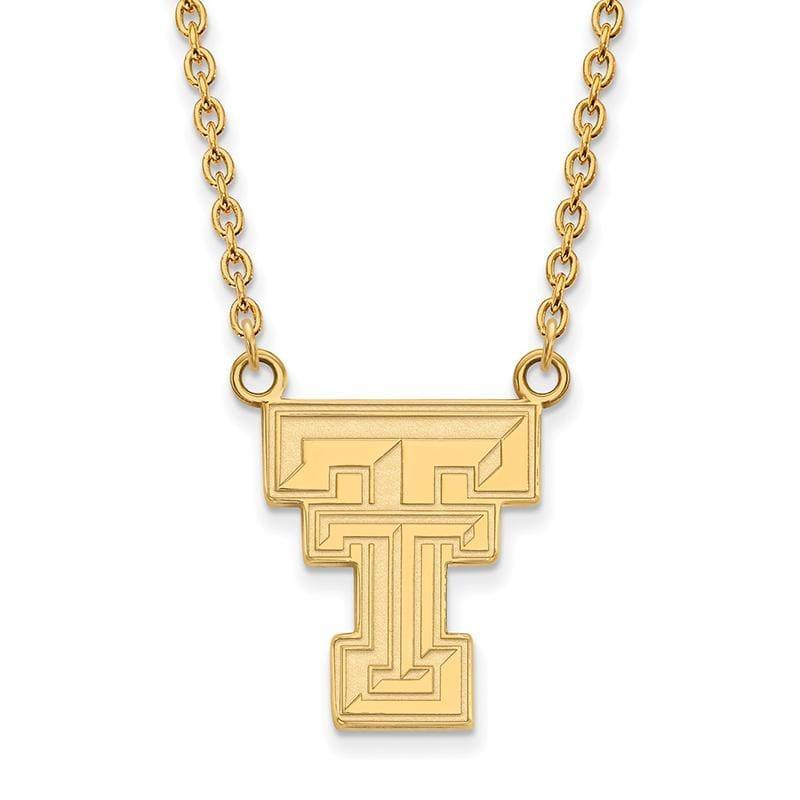 14ky LogoArt Texas Tech University Large Pendant w-Necklace - Seattle Gold Grillz