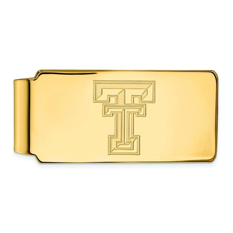 14ky LogoArt Texas Tech University Money Clip - Seattle Gold Grillz
