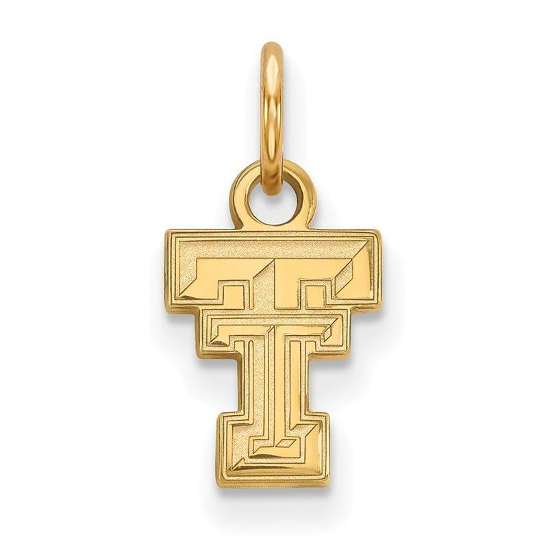 14ky LogoArt Texas Tech University XS Pendant - Seattle Gold Grillz