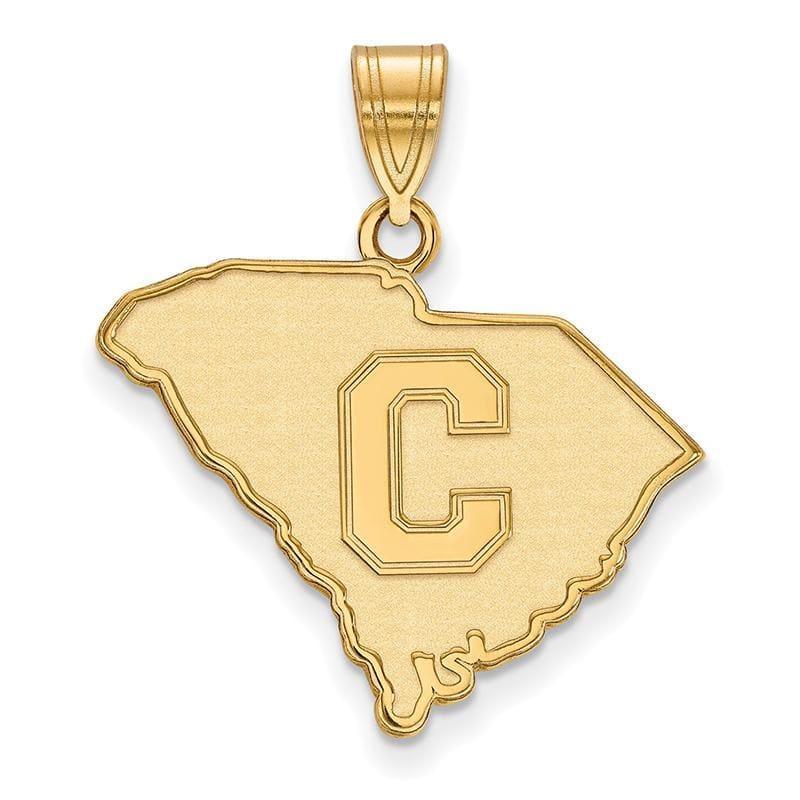 14ky LogoArt The Citadel Large Pendant - Seattle Gold Grillz