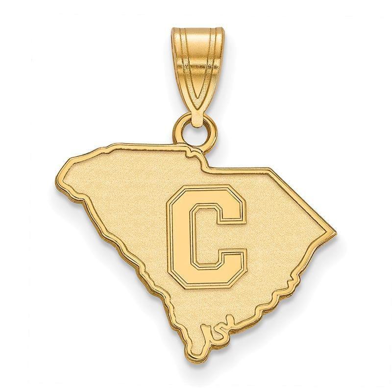 14ky LogoArt The Citadel Medium Pendant - Seattle Gold Grillz