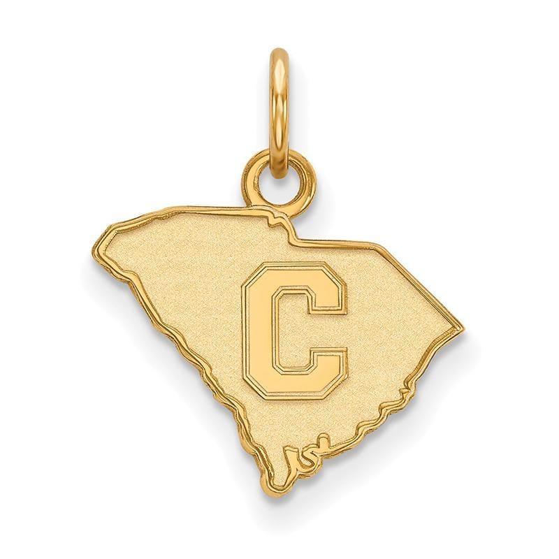 14ky LogoArt The Citadel Small Pendant - Seattle Gold Grillz