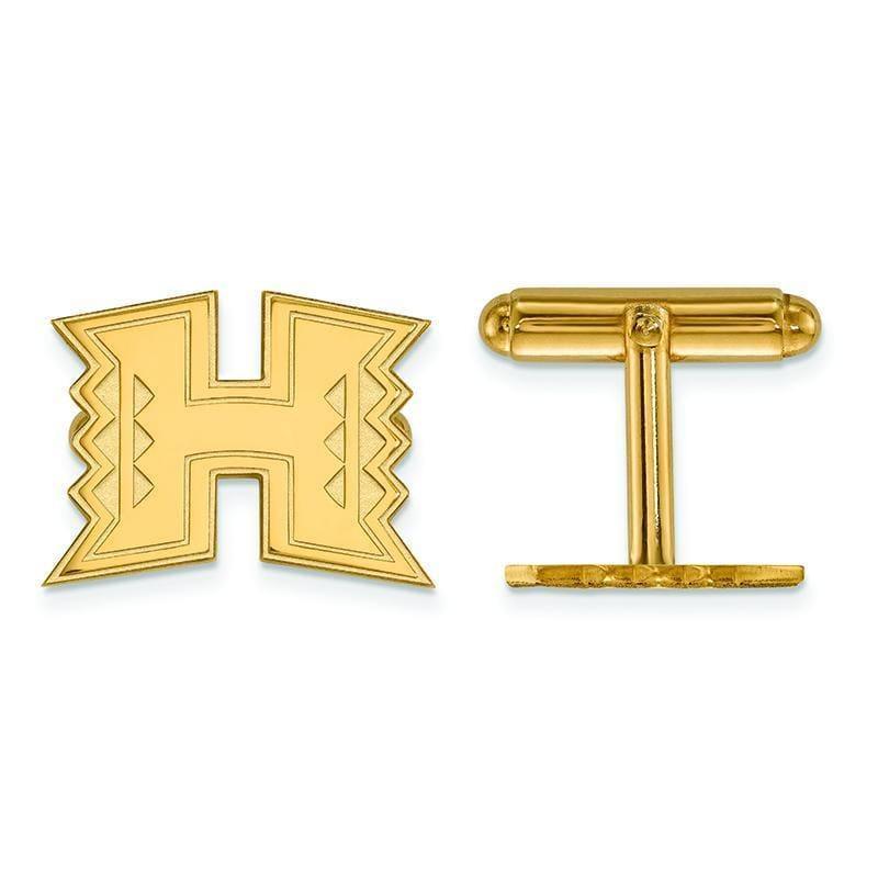 14ky LogoArt The University of Hawai'i Cuff Link - Seattle Gold Grillz