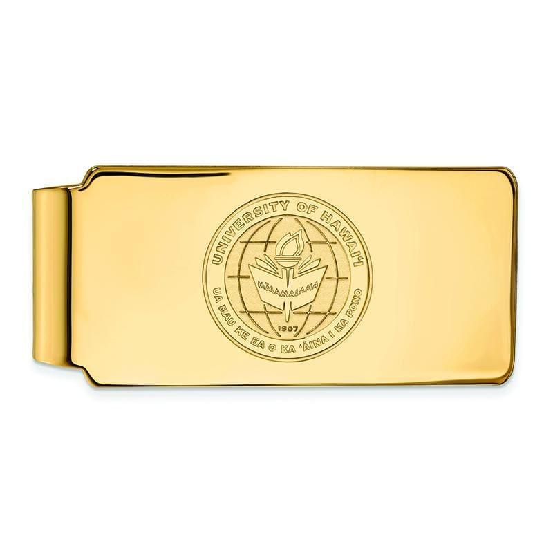 14ky LogoArt The University of Hawai'i Money Clip Crest - Seattle Gold Grillz