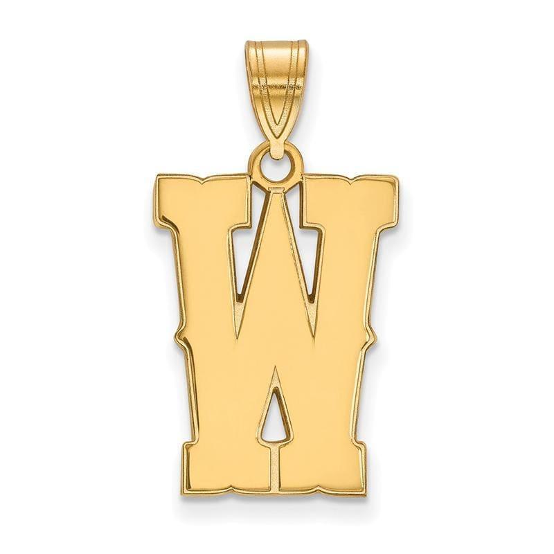 14ky LogoArt The University of Wyoming Large Pendant - Seattle Gold Grillz