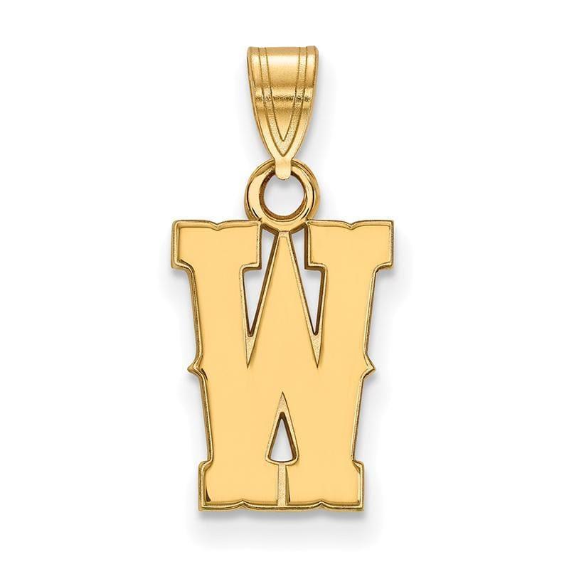 14ky LogoArt The University of Wyoming Small Pendant - Seattle Gold Grillz