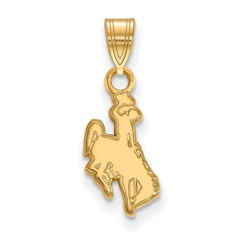 14ky LogoArt The University of Wyoming Small Pendant - Seattle Gold Grillz