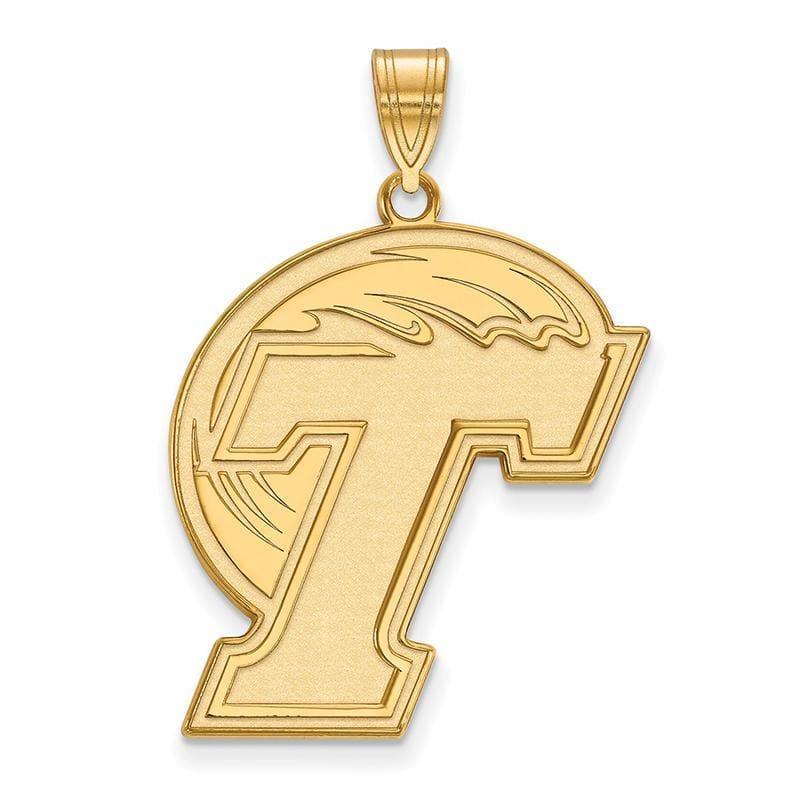 14ky LogoArt Tulane University XL Pendant - Seattle Gold Grillz