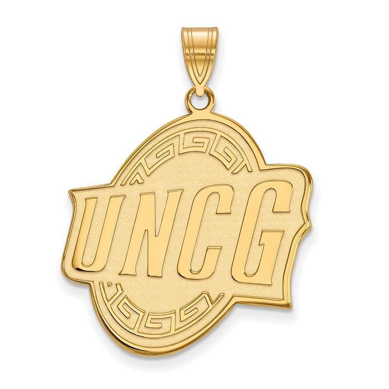 14ky LogoArt U of North Carolina at Greensboro XL Pendant - Seattle Gold Grillz