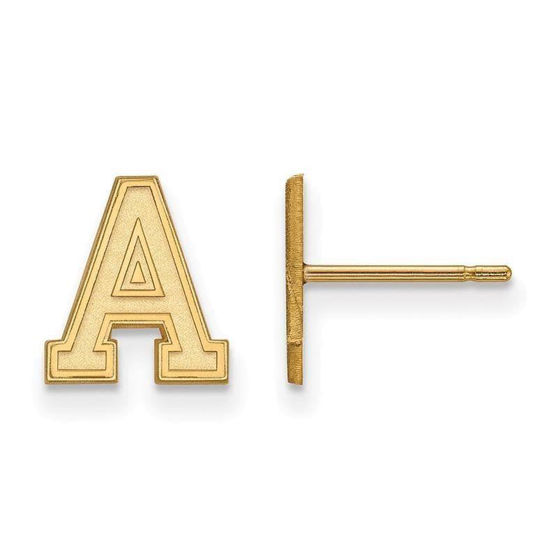 14ky LogoArt U.S. Military Academy XS Post Earrings - Seattle Gold Grillz