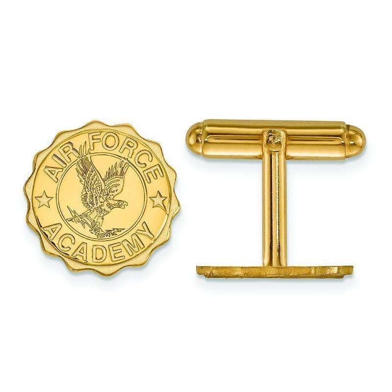 14ky LogoArt United States Air Force Academy Crest Cuff Link - Seattle Gold Grillz