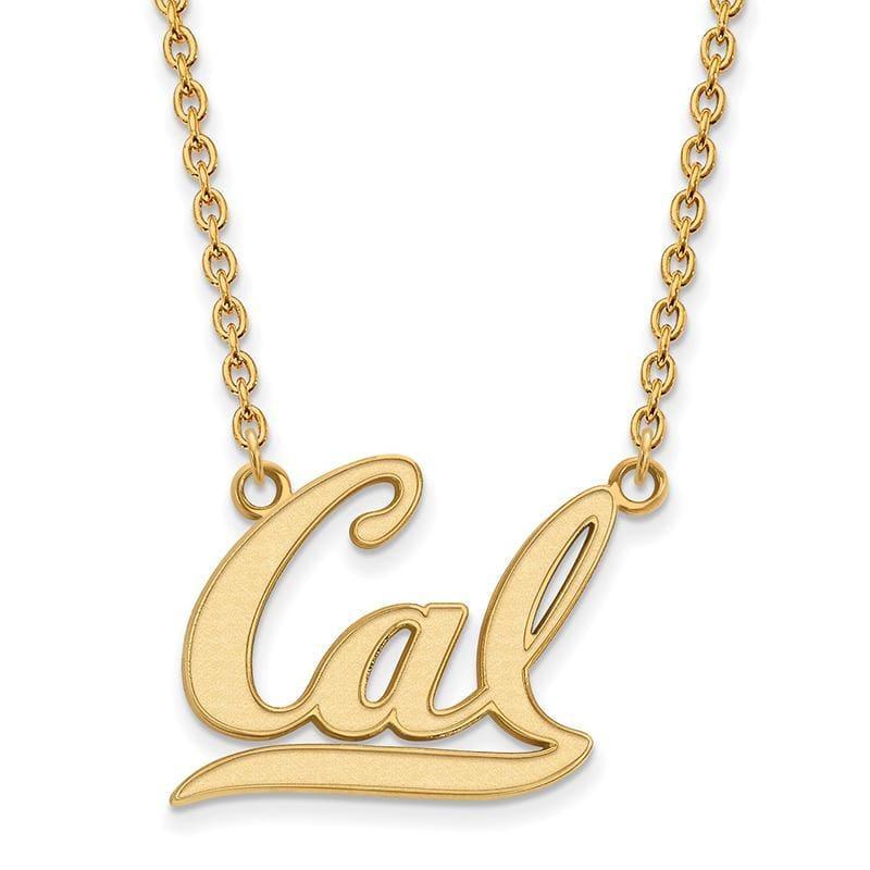 14ky LogoArt University of California Berkeley Large Pendant w-Necklace - Seattle Gold Grillz