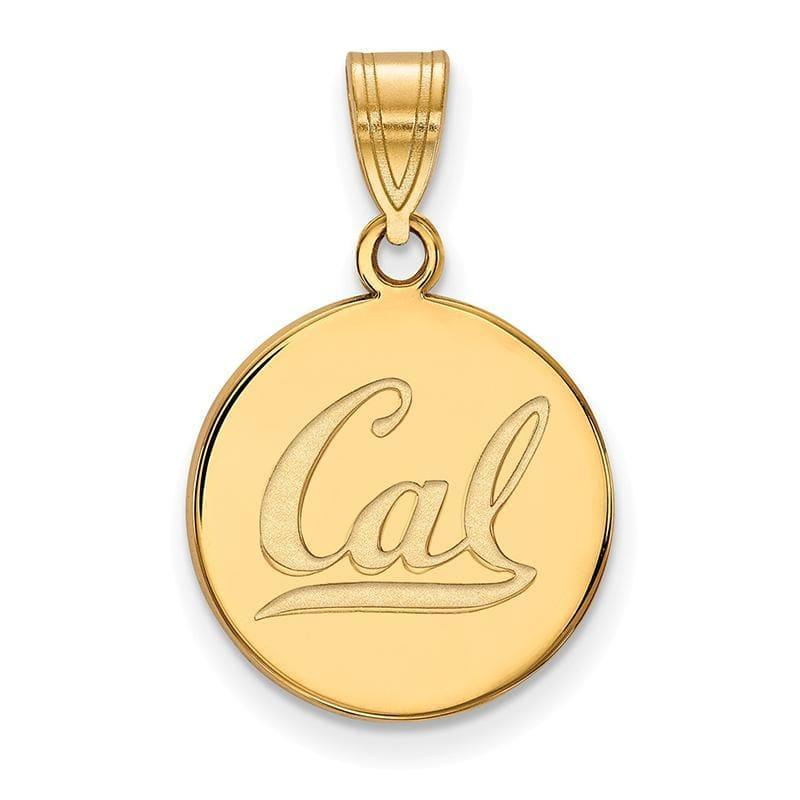 14ky LogoArt University of California Berkeley Medium Disc Pendant - Seattle Gold Grillz