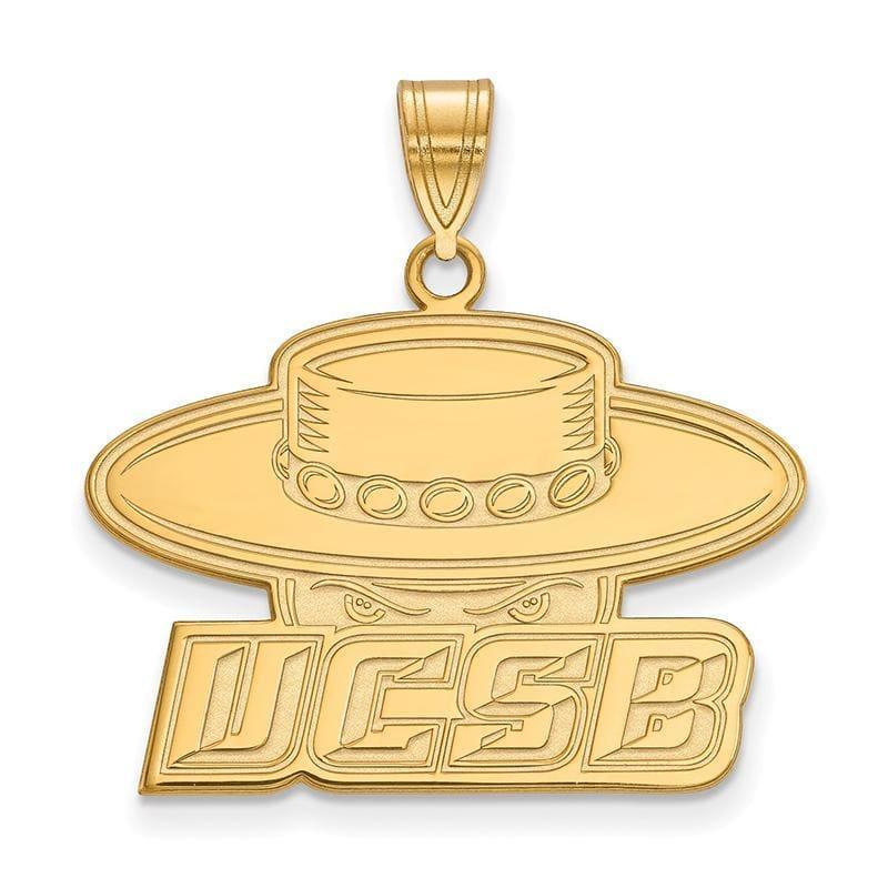 14ky LogoArt University of California Santa Barbara Large Pendant - Seattle Gold Grillz