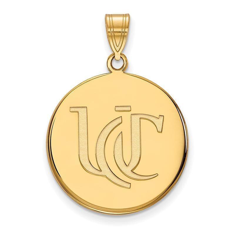 14ky LogoArt University of Cincinnati Large Pendant - Seattle Gold Grillz
