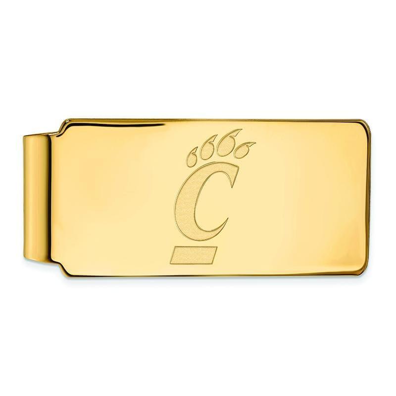 14ky LogoArt University of Cincinnati Money Clip - Seattle Gold Grillz