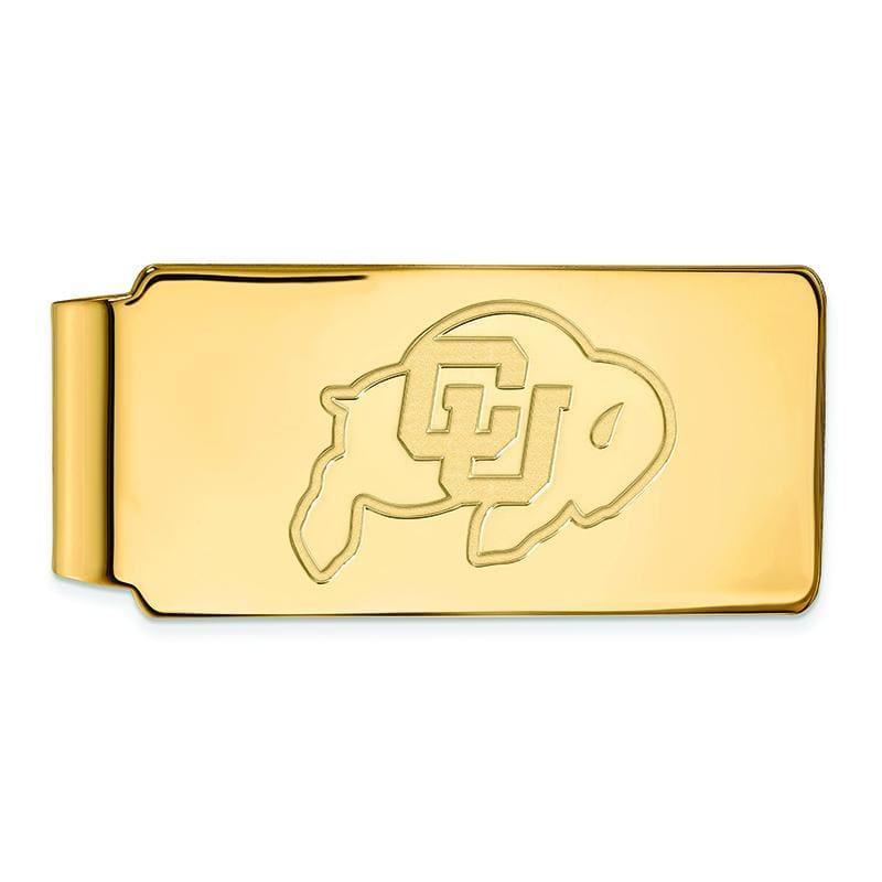 14ky LogoArt University of Colorado Money Clip - Seattle Gold Grillz