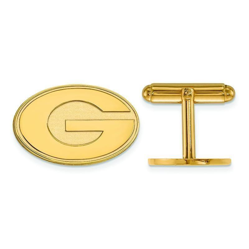14ky LogoArt University of Georgia Cuff Link - Seattle Gold Grillz