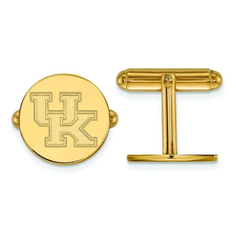 14ky LogoArt University of Kentucky Cuff Link - Seattle Gold Grillz