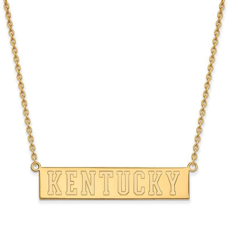 14ky LogoArt University of Kentucky Large Pendant w-Necklace - Seattle Gold Grillz