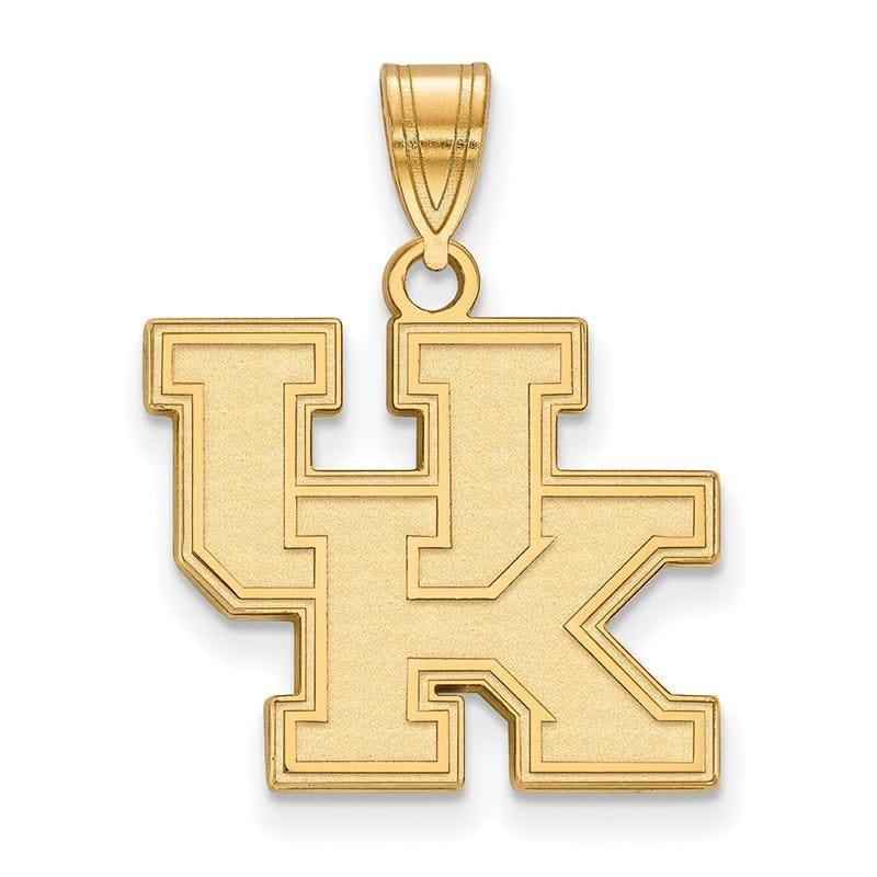 14ky LogoArt University of Kentucky Medium Pendant - Seattle Gold Grillz