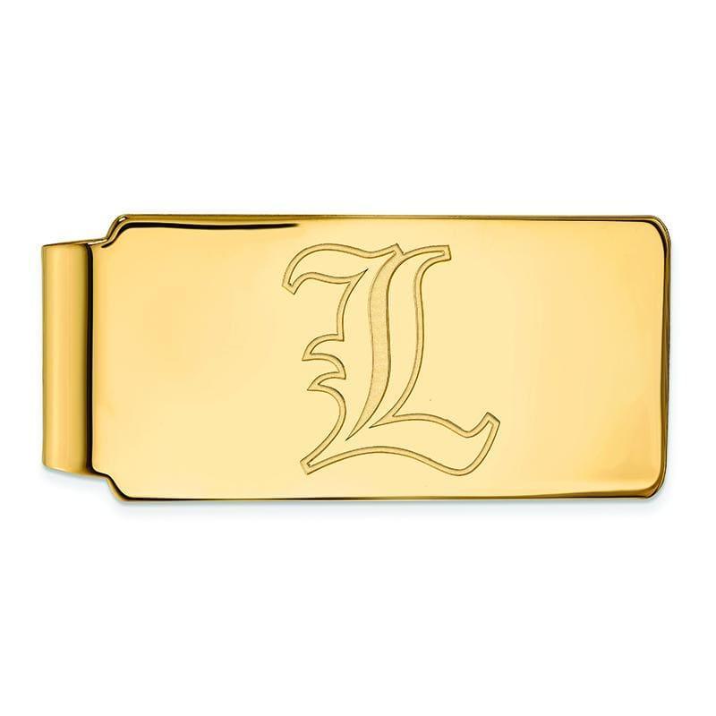 14ky LogoArt University of Louisville Money Clip - Seattle Gold Grillz