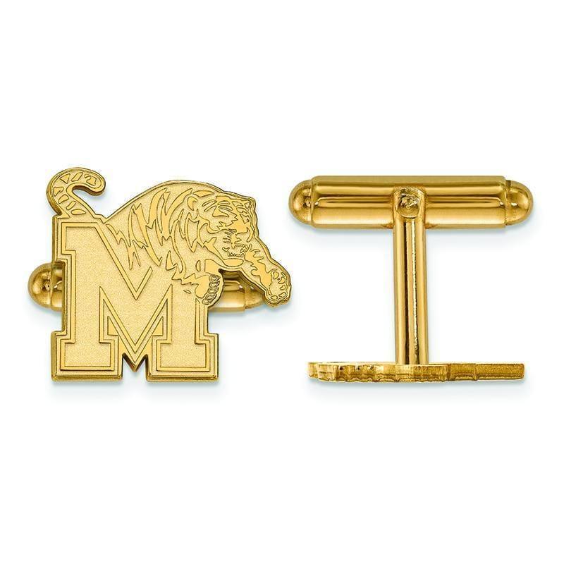 14ky LogoArt University of Memphis Cuff Link - Seattle Gold Grillz