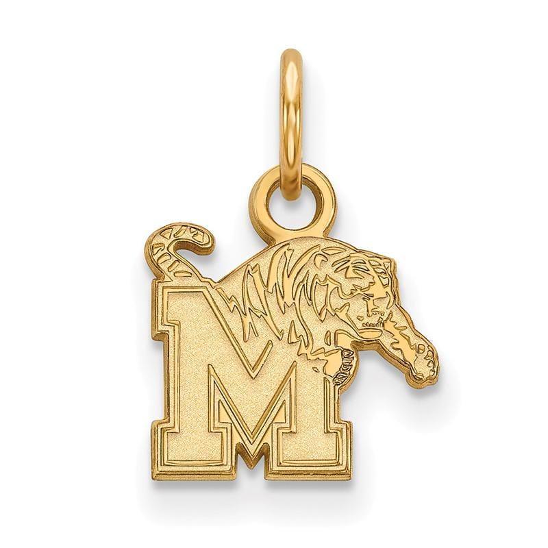 14ky LogoArt University of Memphis XS Pendant - Seattle Gold Grillz