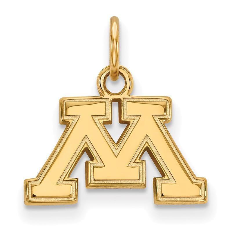 14ky LogoArt University of Minnesota XS Pendant - Seattle Gold Grillz